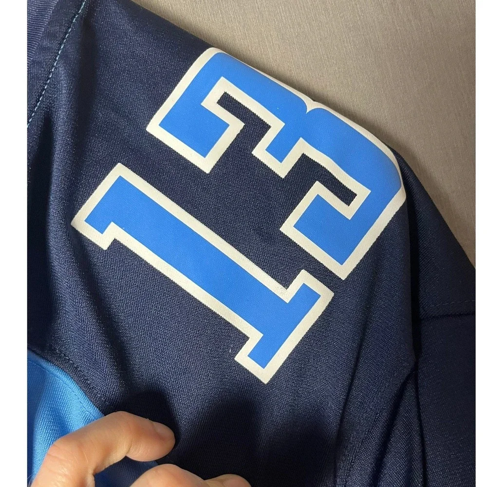 Tennessee Titans Nike Jersey Mens 3XL Wright Blue NFL Football GUC